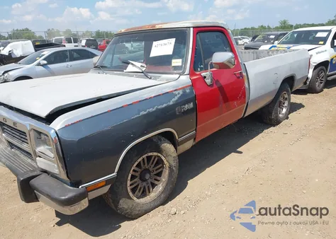 1991 Dodge D-Series D200/D250 z USA, uszkodzony, nr VIN 1B7KE26C4MS362723